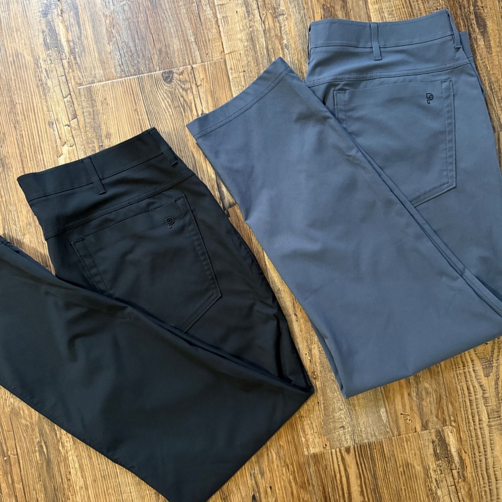 Public Rec Dealmaker Performance Pant Mens 36x30 Black Grey Bundle Chino Stretch
